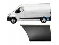 Renault Master III 2010- WERSJA L2 listwa boczna ZA tylnym kołem BEZ OTWORU lewa