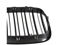 BMW X5 E70 06-13 atrapy między reflektory (nerki) lewa + prawa kpl. BLACK GLOSSY DOUBLE BAR