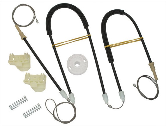 Skoda Superb I 01-08 Dvigalo / regulator navitja sprednjega stekla (izvedba z električnim nastavitvijo) Komplet za popravilo Levo