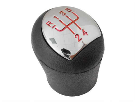 RENAULT CLIO II 01-08 SHIFT ZOBNIKA KNOB CHROME 5 + R