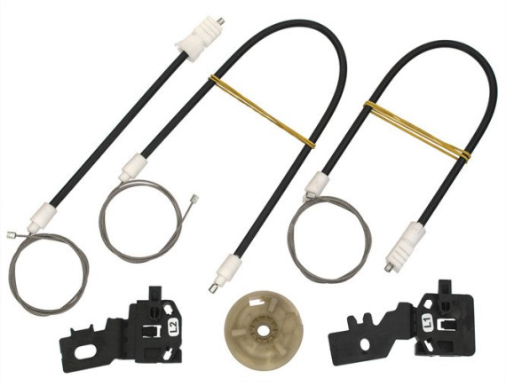 Nissan Primera P12 2003- Dvigalo / regulator ventila sprednje steklo (izvedba z električnim nastavljanjem) Komplet za popravilo Levo