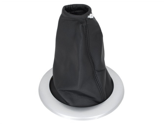 Renault Megane II 02-14 Prestavna ročica Gaiter ČRNA + okvir CHROM