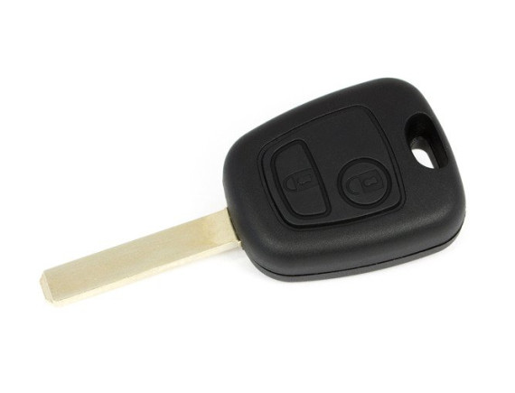 Peugeot 107 207 306 307 308 407 607 807 Kovček za daljinsko upravljanje 2 gumba