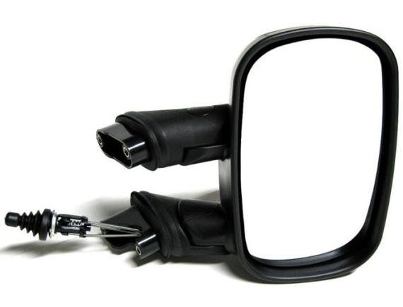 Ročno ogledalo Fiat Doblo 01-06 (izvedba kabla) (ni poslikano) desno