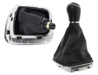 VW Polo V 6R 2009- Prestavna ročica BLACK + Ročica z ročico CHROM 6 Prestav