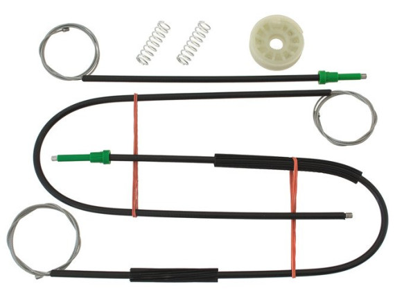 BMW 3 E46 00-04 COMPACT Dvigalo / regulator ventila sprednje steklo (izvedba z električno nastavitvijo) Komplet za popravilo Levo