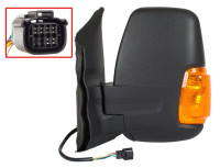 Ford Transit Mk8 14-19 krilo ogledalo električno oranžno Indikator levo