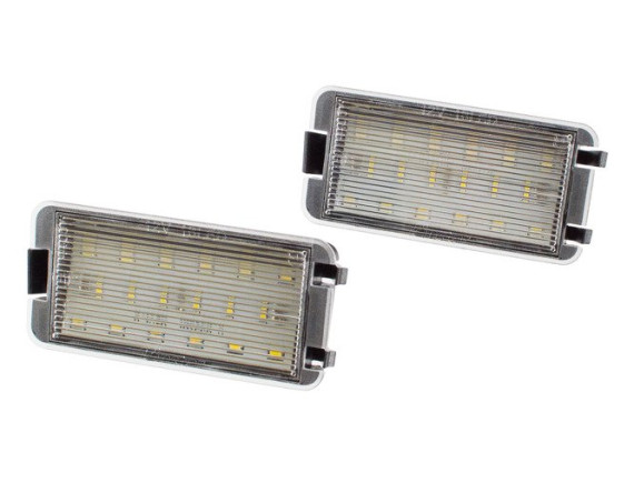 Seat Altea Arosa Cordoba I II Ibiza II III Leon Toledo III registrska tablica lučka / svetilka LED 2 kom.