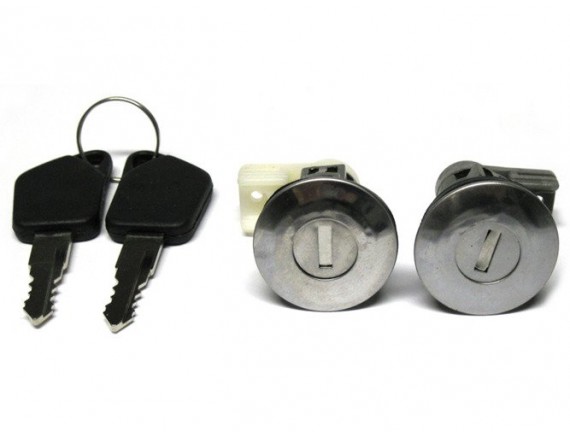 Ključavnica / vložek vrat Peugeot 106 86-03 s tipkami 2 kos