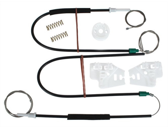 BMW 3 E46 98-05 limuzina / limuzina / karavan Dvigalo sprednjega stekla / navitje / regulator (električna nastavitvena različica) Komplet za popravilo Levo