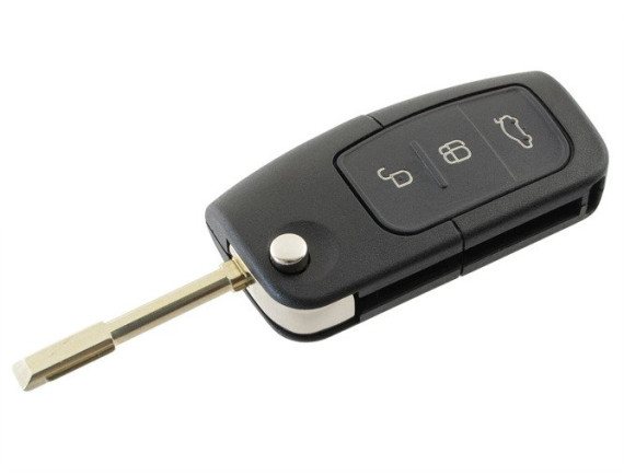 FORD C-MAX FIESTA FOCUS II FUSION GALAXY REMOTE 3 Gumb KEY FOB SHELL BLADE NOVO