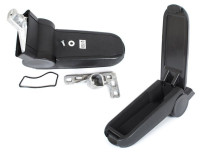 Garnitura za roke Audi A4 B5 94-01 BLACK EKOLEATHER + montažni komplet