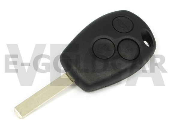 Renault Clio II III Master III Modus Kangoo Thalia Trafic Kovček za daljinsko upravljanje 3 gumba