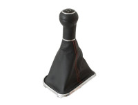 VW Golf IV 97-03 Gumb prestavne ročice + Ročica Gaiter Rdeča nit + okvir CHROM 6 Prestav Luk 23MM
