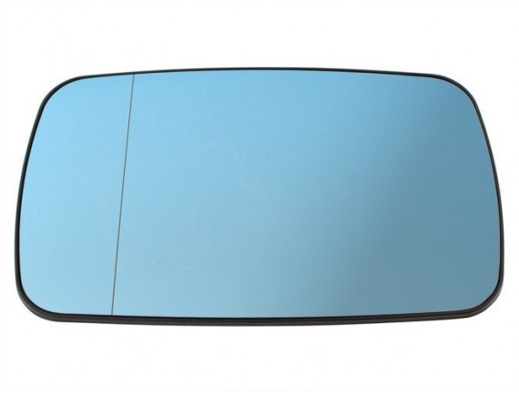BMW 5 E39 97-04 Zrcalno steklo / vložek ogledala Ogrevano BLUE Levo = Desno