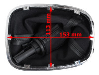 opel / Opel Corsa D 2006- Prestavna ročica BLACK + Lever Gaiter 5 Gear