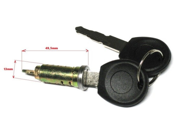 VW Polo III Hatchback 94-99 zaklepanje vrat / vložek s ključi vhodna vrata