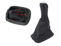 Skoda Fabia I 99-08 Prestavna ročica SILVER + Lever Gaiter