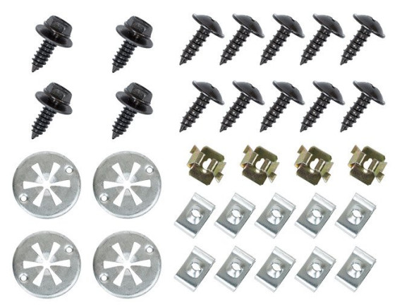 VW Beetle 98-05 Pod pokrovom motorja nastavite sponke 32pcs