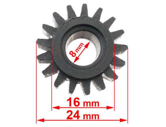 Mercedes W140 S-razred 91-98 Kabel / menjalnik sprednjega brisalca Komplet za popravilo (zobnik)