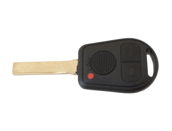 BMW 3 E36 E46 5 E39 7 E38 X3 E83 X5 E53 Ohišje daljinskega upravljalnika 3 gumbi (ravna tipka)