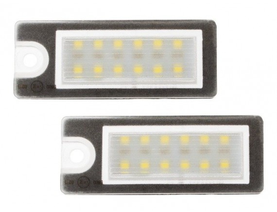 Volvo S60 S80 V70 XC70 XC90 Luč registrske tablice / svetilka LED 2 set