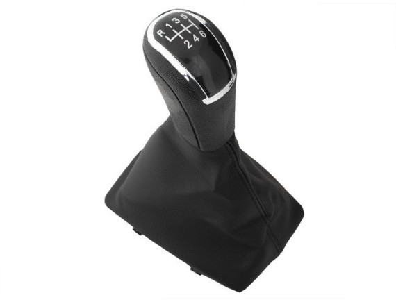 Audi A6 C6 04-12 Prestavna ročica BLACK 6 Prestav + Lever Gaiter BLACK