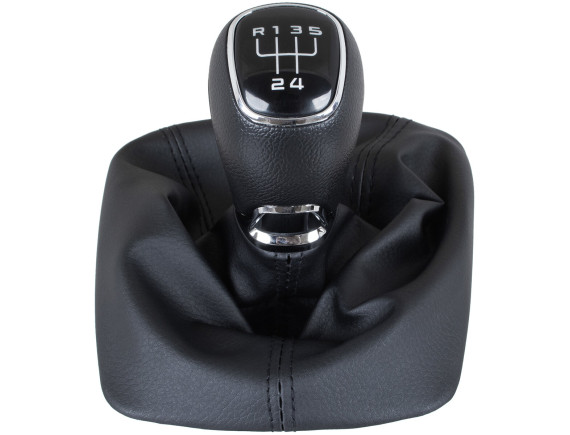 Skoda Octavia II 07-14 ročica menjalnika BLACK ABS + meh z okvirjem 5 PRESTAV