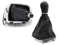 VW Polo V 6R 2009- Prestavna ročica ČRNJI + Ročica z ročico CHROM 5 Gear