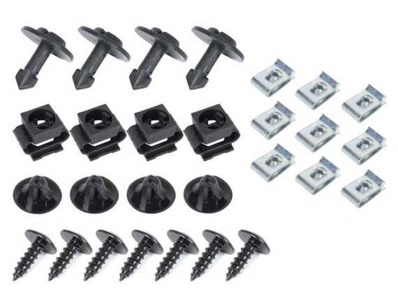 Skoda Superb I 01-08 Pod pokrovom motorja nastavite 28pcs