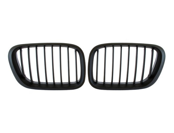 BMW X5 E53 99-03 Žar hladilnika / zajem zraka Levo + desno nastavljen ČRNI MAT