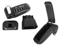 VW Touran 2003- naslon za roke Črni EKOLEATHER + komplet za pritrditev