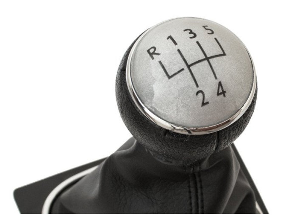 VW Golf VI 08-12 Prestavna ročica SILVER + ČRNA Ročica z ročico CHROM 5 Gear