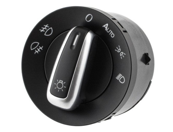 VW Passat B6 2005 - stikalo zarometov CHROM (funkcija AUTO)