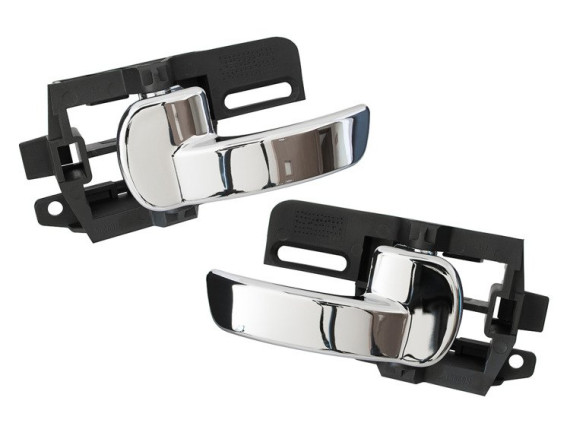 Nissan Qashqai 2007- Notranji ročaj Vhodna vrata = zadaj CHROM Levo + desno 2pcs set