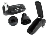 VW UP! 2011- set naslonjala za roke BLACK FABRIC + komplet za pritrditev