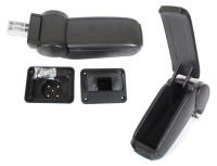 Set za naslon za roke Skoda Fabia I 99-07 BLACK FABRIC + komplet za pritrditev