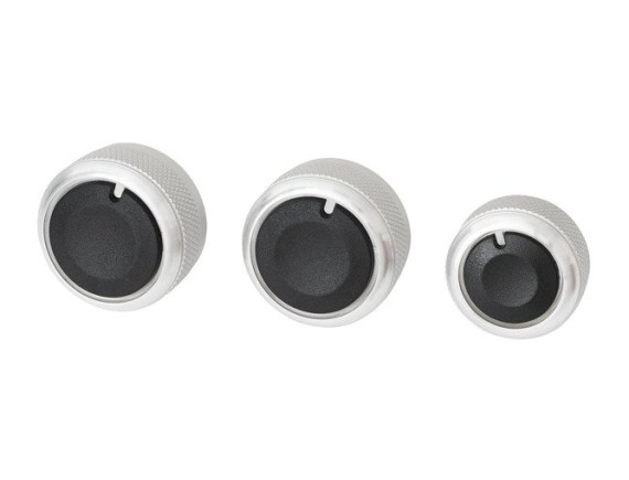 VW Caddy 2003- gumb za nastavitev zračnega pretoka CHROM 3 kos