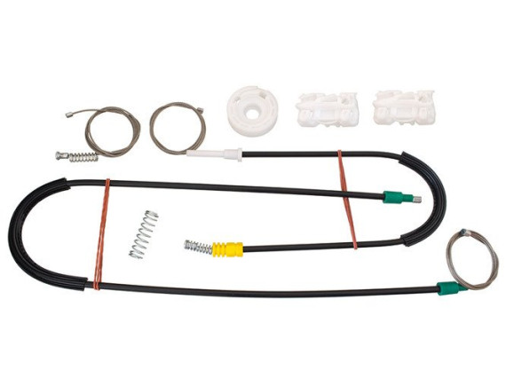 VW Sharan 95-10 Dvigalo / regulator navitja prednjega stekla (izvedba z električno nastavitvijo) Komplet za popravilo desno