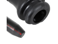 Peugeot 206 prestavna ročica ČRNA + SREBRNO ČRNA ŠEMA + adapter za prestavno ročico / adapter 2 kom