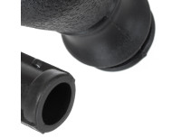 Peugeot 206 prestavna ročica ČRNA + SREBRNO ČRNA ŠEMA + adapter za prestavno ročico / adapter 2 kom