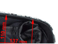 Chevrolet Cruze 2009- gałka zmiany biegów CZARNA + MIESZEK CZARNY Z RAMKĄ CHROM 5 BIEGÓW